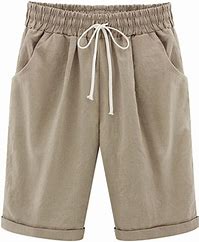 Loose Fit Bermuda Shorts